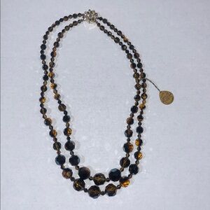 Swarovski Crystal Double Stranded Necklace